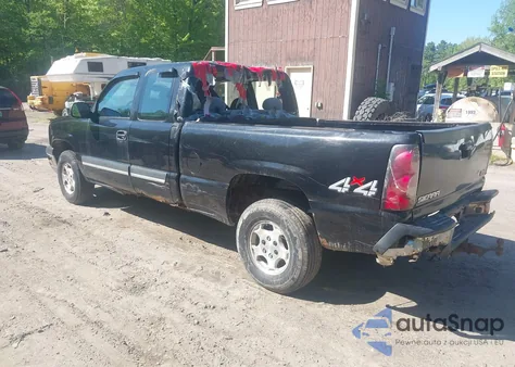 2004 Chevrolet Silverado 1500 Ls из США, поврежденный, VIN 2GCEK19T141386702
